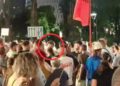 Video/ Plas grushti në protestë, Sali Lushaj përfshihet në një përplasje fizike me Dritan Goxhajn