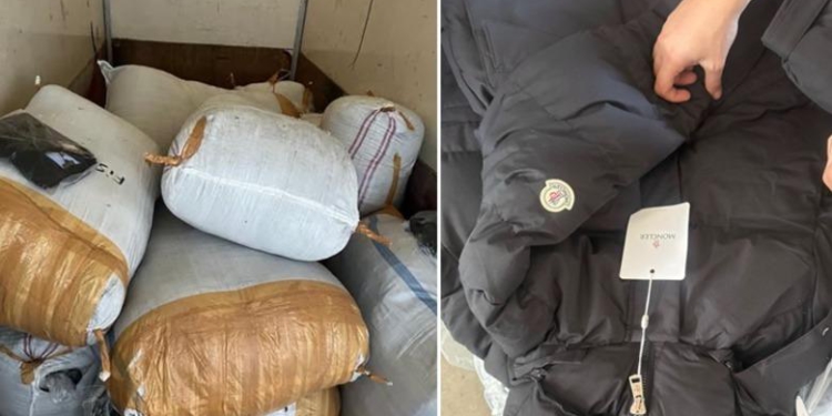 Kapet ngarkesa me 660 kg veshje të padeklaruara nga Turqia, mes tyre marka luksoze!