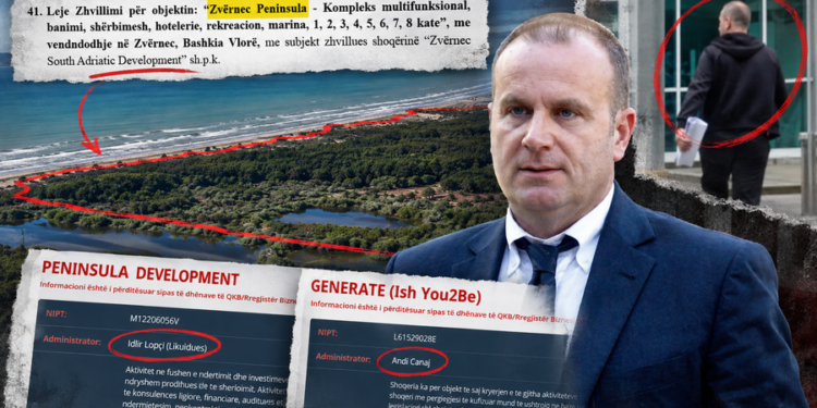Artan Gaçi në SPAK, roli i ortakut Idlir Lopçi i “Peninsula”; nga call center-at te tokat e Artur Shehut në Zvërnec