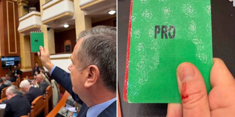Balla me gishtin e gjakosur i përgjigjet Berishës: Dhuna nuk e ndal dot agjendën europiane