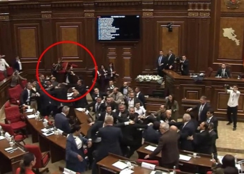 Sherr me grushte dhe karrige në Parlamentin e Armenisë pas debatit mbi “Ministrinë e Seksit”