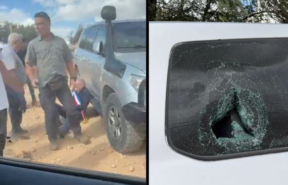 Kolonët izraelitë sulmojnë autokolonën e delegacionit evropian në Bregun Perëndimor, dhunojnë kryebashkiakun francez