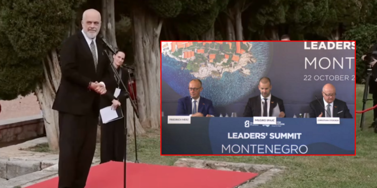 Procesi i Berlinit në Budva| Rama: Shqipëria me tregues pozitivë. Merz: Zgjerimi duhet të vazhdojë