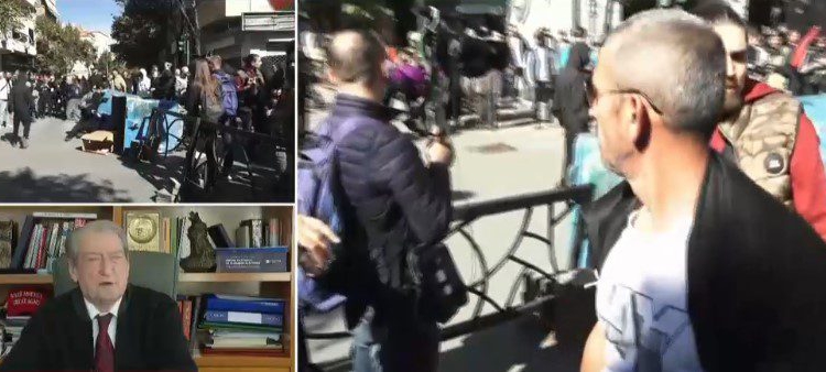 “Derdhuni në rrugë!”- Berisha bën sërish thirrje ndaj të rinjve: Skena horror, Policia ushtroi dhunë ndaj studentëve!