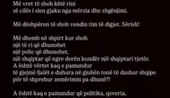 “Protesto, por mos shkatërro!”- Elvana Gjata reagon për protestat në Tiranë: Të zgjasim dorën për dialog! Pse duhet të vijmë gjithmonë në këtë pikë?
