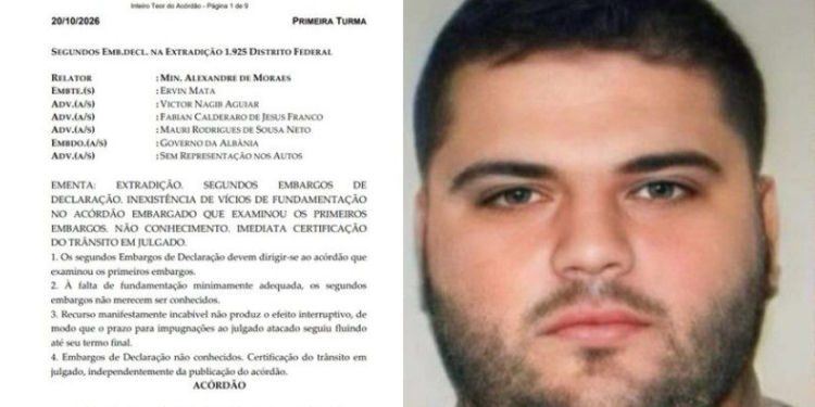 Gjykata Supreme e Brazilit s’e pranon ankimimin e dytë, Ervin Mata drejt ekstradimit në Shqipëri! SPAK e akuzon për trafik droge dhe organizatë kriminale