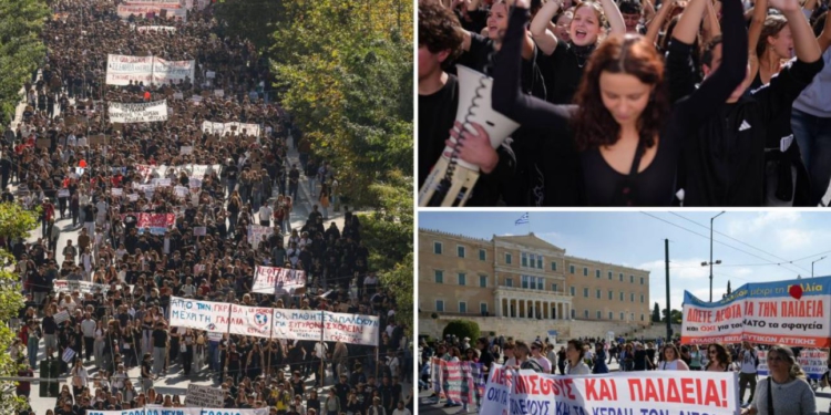 Vala e protestave përfshin edhe Greqinë, mijëra studentë dhe mësues në rrugët e Athinës kundër kostos së lartë të jetesës