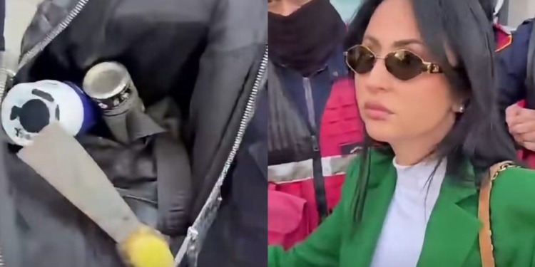Ish-kandidatja e PD për deputete merret nën akuzë, dyshohet për nxitje për përfshirje të të miturve në protestë! Iu gjet çanta me lëndë piroteknike