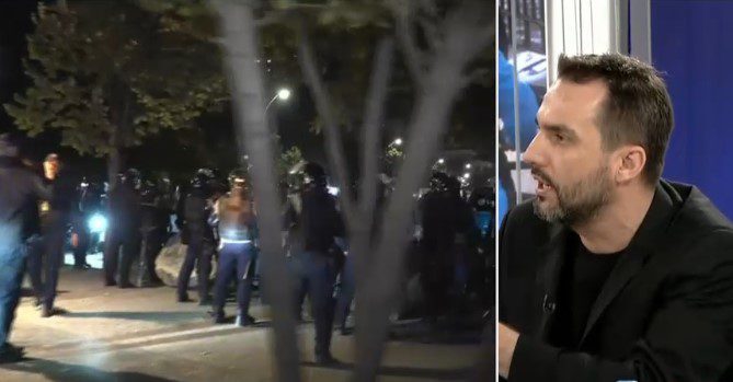 “Provokuan dhe shkatërruan, s’janë studentë”- Protesta, Lapaj përplaset me Muharremin: Mos vidhni dhe nuk ju zë njeri rrugëve!