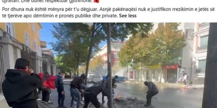 Ministri Malaj dënon sulmin ndaj Ministrisë së Financave: Asnjë pakënaqësi e dhunë s’e justifikon rrezikimin e jetës apo dëmtimin e pronës publike dhe private
