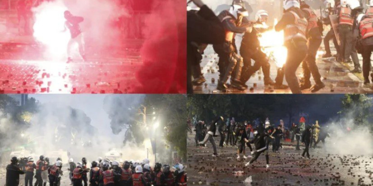 EMRAT/ Dhuna në protestën e djeshme në Tiranë, ja kush janë 61 të arrestuarit dhe 22 të proceduarit!