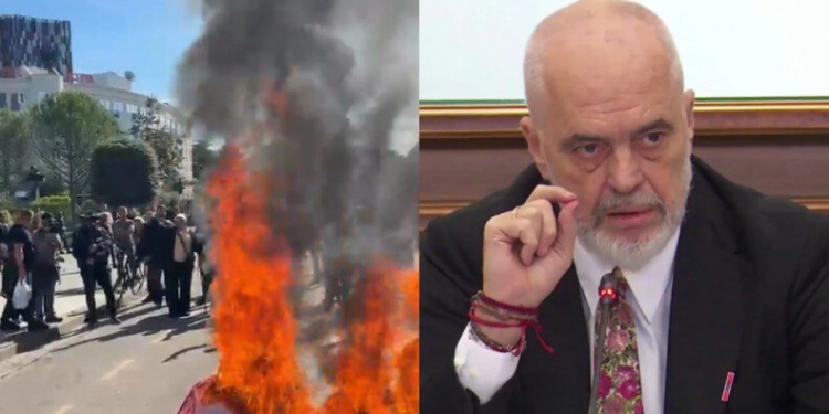 “Ja edhe mëma e dhunës”- Rama: PD pasi shkatërroi me maskat e “studentëve”, doli sot për të drejtën e autorit të terrorit urban bashkë me ANTIFA-n! (VIDEO)
