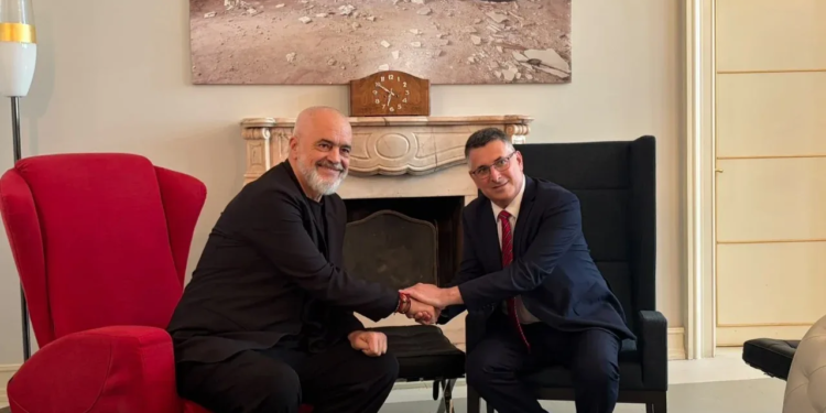 Gideon Saar takohet me Edi Ramën në Tiranë: vlerësim për zërin e guximshëm ndërkombëtar dhe miqësinë ndaj Izraelit në kohë sfiduese