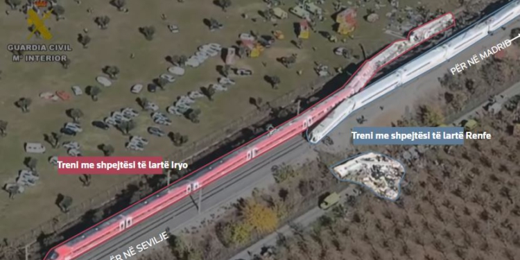 Aksidenti hekurudhor në Spanjë, raporti: Treni po udhëtonte me 160 km/orë kur u përplas me trenin e palëvizshëm