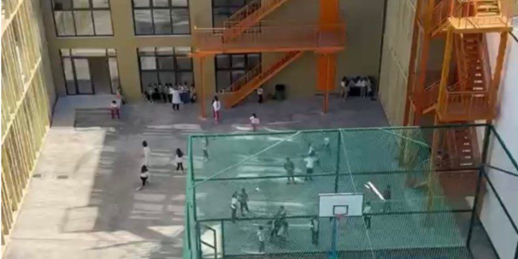 VIDEO/ Pavarësisht protestës, në Tiranë shkollat e vijojnë normalisht mësimin, nxënësit në klasa! Shikoni pamjet