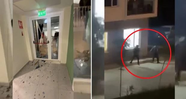 Protestuesit thyejnë xhamat e konvikteve tek Qyteti Studenti