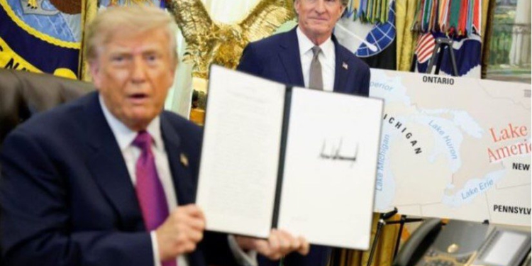 VIDEO/ Trump nuk ndalet, pas liqenit dëshiron të ndryshojë edhe emrin e një oqeani: “Oqeani Trump” apo “Oqeani i Amerikës”?