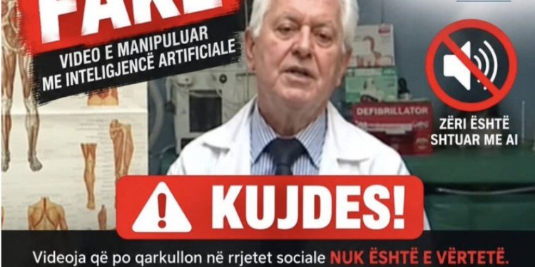 Kujdes nga videot e falsifikuara me Inteligjencë Artificiale, reklamojnë barna dhe kura të rreme, me rrezikshmëri të lartë…
